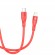 Tellur Silicone Type-C to Lightning cable PD30W 1m red image 2