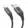 Tellur Silicone USB to Lightning cable 1m black image 2