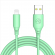 Tellur Silicone USB to Lightning Cable 3A 1m Green фото 1