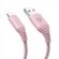 Tellur Silicone USB to Lightning Cable 3A 1m Pink image 2