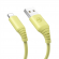 Tellur Silicone USB to Lightning Cable 3A 1m Yellow paveikslėlis 2