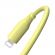 Tellur Silicone USB to Lightning Cable 3A 1m Yellow paveikslėlis 3