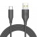 Tellur Silicone USB to Type-C cable 1m black image 1