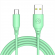 Tellur Silicone USB to Type-C Cable 3A 1m Green paveikslėlis 1