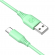 Tellur Silicone USB to Type-C Cable 3A 1m Green image 3