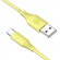 Tellur Silicone USB to Type-C Cable 3A 1m Yellow image 3
