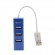 Sbox H-204 USB 4 Ports USB HUB blueberry blue image 1