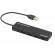 Tellur Basic USB Hub, 4 ports, USB 2.0 black image 2