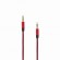 Sbox AUX Cable 3.5mm to 3.5mm strawberry red 3535-1.5R фото 1