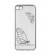 Tellur Cover Silicone for iPhone 7 Butterfly silver image 2