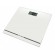 Salter 9205 WH3R Large Display Glass Electronic Bathroom Scale - White image 1