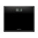 Salter 9207 BK3R Compact Glass Electronic Bathroom Scale - Black paveikslėlis 2