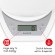 Salter 1024 WHDR14 Digital Kitchen Scales with Dual Pour Mixing Bowl white фото 5