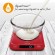 Salter 1067 RDDRA Digital Kitchen Scale, 5kg Capacity red image 5