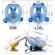 Free Breath Snorkeling Mask M2068G L/XL blue image 7