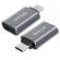 Tellur USB-C to USB-A M/F adapter 10Gbps, 3A aluminum alloy image 3