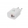 Sbox HC-693 USB home charger 20W QC white фото 2