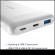 CANYON power bank PB-109 10000 mAh PD 18W QC 3.0 20W White paveikslėlis 5