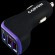 CANYON car charger C-08 PD 18W USB-C 2USB-A Black Purple image 2