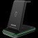 CANYON WS-304, Foldable  3in1 Wireless charger, with touch button for Running water light, Input 9V/2A,  12V/1.5AOutput 15W/10W/7.5W/5W, Type c to USB-A cable length 1.2m, with QC18W EU plug,132.51*75*28.58mm, 0.168Kg, Black фото 2