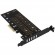 AXAGON PCEM2-D PCI-E 3.0 4x - DUAL M.2 SSD (NVMe + SATA), dual voltage, up to 110mm SSD image 1