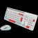 CANYON HSET-W5 EN Keyboard+Mouse AAA+AA Wireless White paveikslėlis 5