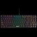 CANYON Cometstrike GK-50, 87keys Mechanical keyboard, 50million times life, GTMX red switch, RGB backlight, 20 modes, 1.8m PVC cable, metal material + ABS, US layout, size: 354*126*26.6mm, weight:624g, black image 1