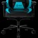 LORGAR Base 311, Gaming chair, PU eco-leather, 1.8 mm metal frame, multiblock mechanism, 4D armrests, 5 Star aluminium base, Class-4 gas lift, 75mm PU casters, Black + blue фото 6