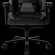 LORGAR Base 311, Gaming chair, PU eco-leather, 1.8 mm metal frame, multiblock mechanism, 4D armrests, 5 Star aluminium base, Class-4 gas lift, 75mm PU casters, Black + grey image 6