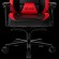 LORGAR Base 311, Gaming chair, PU eco-leather, 1.8 mm metal frame, multiblock mechanism, 4D armrests, 5 Star aluminium base, Class-4 gas lift, 75mm PU casters, Black + red paveikslėlis 6