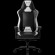LORGAR Base 311, Gaming chair, PU eco-leather, 1.8 mm metal frame, multiblock mechanism, 4D armrests, 5 Star aluminium base, Class-4 gas lift, 75mm PU casters, Black + white image 1