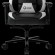 LORGAR Base 311, Gaming chair, PU eco-leather, 1.8 mm metal frame, multiblock mechanism, 4D armrests, 5 Star aluminium base, Class-4 gas lift, 75mm PU casters, Black + white image 6