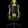 LORGAR Base 311, Gaming chair, PU eco-leather, 1.8 mm metal frame, multiblock mechanism, 4D armrests, 5 Star aluminium base, Class-4 gas lift, 75mm PU casters, Black + yellow image 1