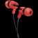CANYON SEP-4 Stereo earphone with microphone, 1.2m flat cable, Red, 22*12*12mm, 0.013kg image 1