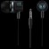CANYON Stereo earphones with microphone, 1.2M, dark gray image 2