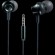 CANYON Stereo earphones with microphone, metallic shell, 1.2M, dark gray image 2