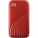 WD 1TB My Passport SSD - Portable SSD, up to 1050MB/s Read and 1000MB/s Write Speeds, USB 3.2 Gen 2 - Red, EAN: 619659184025 image 1