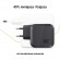 Green Cell GC PowerGaN 65W Charger (2x USB-C Power Delivery, 1x USB-A compatible with Quick Charge 3.0) paveikslėlis 3