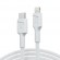 White USB-C - Lightning MFi 1m cable for Apple iPhone Green Cell PowerStream, with Power Delivery fast charging paveikslėlis 1
