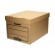 Arhīva kaste ar noņemamu vāku Fellowes Basics, 325x260x415mm, brūna paveikslėlis 1