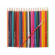 Krāsainie akvareļu zīmuļi ErichKrause, ar otiņu, 24 krāsas image 2