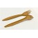 Вилки из древесного волокна Bittner Premium, многоразовые, коричневые, 100 шт. фото 2