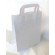 Papīra maisiņš ar rokturiem, 220x100x280mm, 80g/m2, 6.2 l, balts paveikslėlis 2