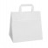 Papīra maisiņš ar rokturiem, 320x170x270mm, 80g/m2, 14.7 l, balts paveikslėlis 1