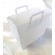 Papīra maisiņš ar rokturiem, 320x170x270mm, 80g/m2, 14.7 l, balts paveikslėlis 2