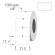 Marķēšanas uzlīmes 21.5X12mm, baltas, ar vieglu līmi, 1000uzl. image 1