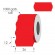 Marķēšanas uzlīmes 26X12mm, sarkanas, 1000uzl. image 1