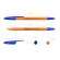 Lodīšu pildspalva ErichKrause R-301 ORANGE, 0.7mm, zila image 2