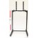 LH-GROUP ELECTRIC ADJUSTABLE STAND WITH WHEELS BLACK image 2