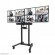NEOMOUNTS BY NEWSTAR DUAL SCREEN ADAPTER FOR WL55/FL55-875BL1, FROM 42" UP TO 65" VESA 800X400, 50 KG. PER DISPLAY image 6